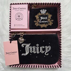 Juicy Couture Wristlet & Coin Purse Set